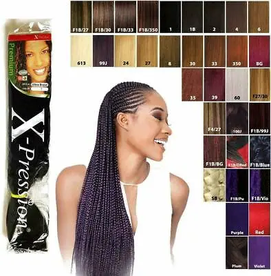 £3.49 • Buy X-PRESSION (Xpression) Ultra Hair Braid (Braiding) Extension (Choice Of Colors)
