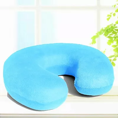 Memory Foam U Shaped Travel Sleep Pillow Neck Support Head Back Cushion Aqua • $9.97