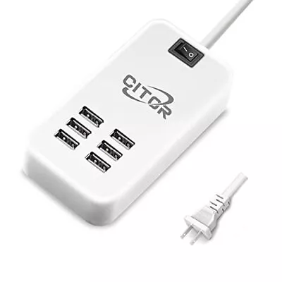 Multi USB Charger 6 Port USB Charging Station For Multiple Devices Phone T... • $17.91