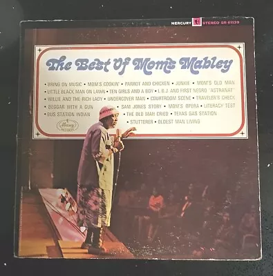 Moms Mabley Vinyl LP The Best Of Moms Mabley Mercury Records 1967 SR61139 Tested • $3.50