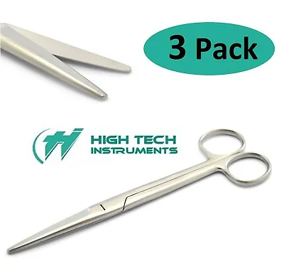 3 Pcs Surgical Operating Medical Mayo Scissors Straight 6.75  Blunt Instruments • $11.99