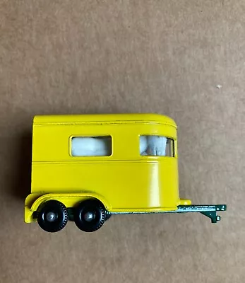 Vintage 1960s Lesney Matchbox Series #43 Horse Trailer • $1