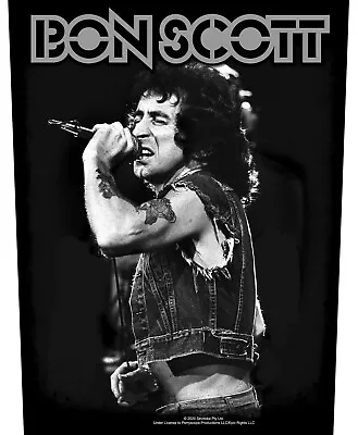 AC/DC RÜCKENAUFNÄHER BACKPATCH # 18 BON SCOTT 36x29cm AUFNÄHER PATCH FLICKEN • £8.45