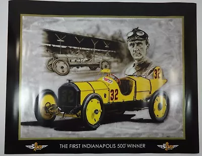 First Indianapolis 500 Winner Ray Harroun Marmon Wasp Collector Poster Unframed • $49.99