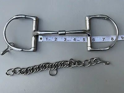 Mylers D Ring Snaffle With Curb Chain 5 Inch Mouth • $65