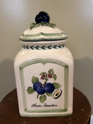 Beautiful Villeroy And Boch French Garden Canister Plum Medium • $72