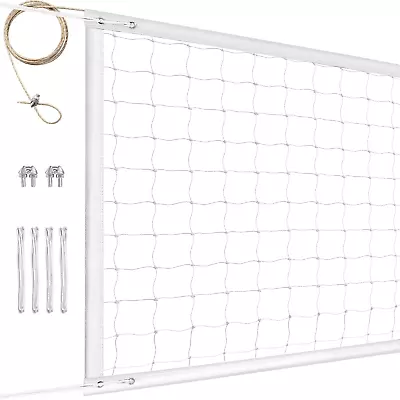 Professional Volleyball Net Outdoor Heavy Duty Upgraded Weather 32x3FT Net Only • $26.90