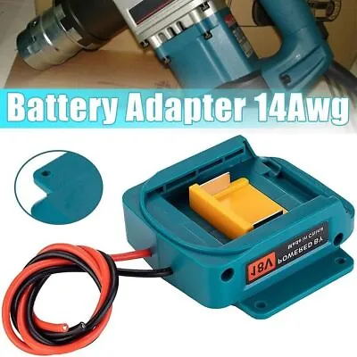 $9.05 • Buy Battery Adapter Power Mount Connector Fit For Makita 18V Dock Holder With Wires