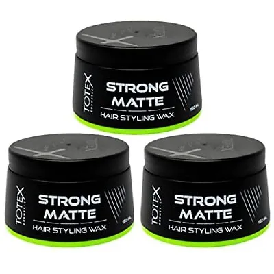 Totex Hair Styling Wax | Strong Matte Nature Look For Braiding 150ml (Pack Of 3) • £11.99