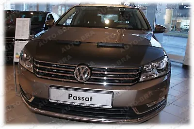 Bonnet BRA For VW Passat B7 Year 2010-2014 Rock Impact Protection Hood Tuning • $42.57