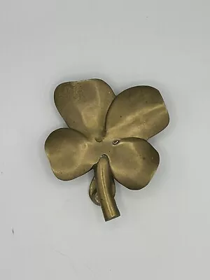 Brass Four Leaf Clover Door Knocker Vintage • $30