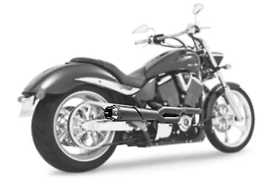 American Outlaw 2-1 Full Exhaust System High Black Victory Jackpot 08-14 • $1099.99