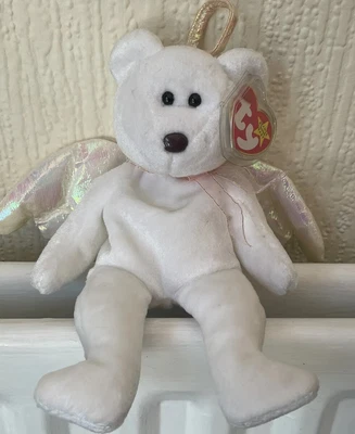 £4000 • Buy TY Beanie Babies - Halo - RARE - Perfect Condition - Nose, Eye & Tag Errors 1998
