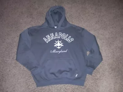 ANNAPOLIS Maryland Gray Hoodie Sweatshirt Men's Large • $14.16