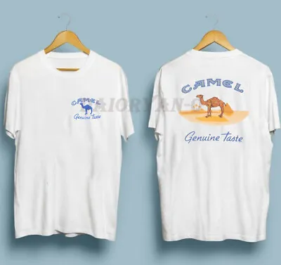 $29.99 • Buy Vintage 90s Camel Genuine Taste T-Shirt Light Beige Single Stitch Tee