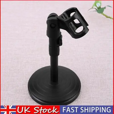 Foldable Desk Table Microphone Clip Stand Mic Tripod Adjustable Holder UK • £7.99