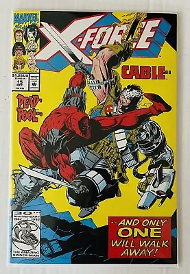 X-Force #15  🔑KEY  Classic Battle Deadpool Vs Cable   1992 ❗️VF+ • $11