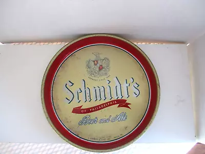 Vintage Serving Beer Tray Advertising Schmidt's • $15