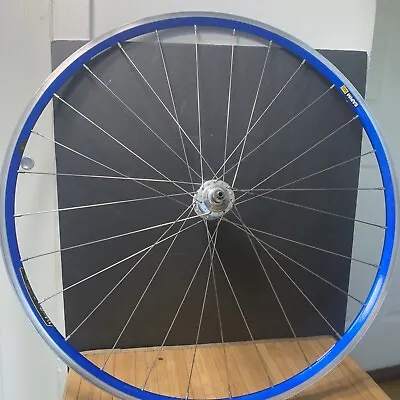 Velocity Aerohead 36 Hole Silver/blue W/ Sapim Race Spokes And Shimano Dura-Ace  • $75