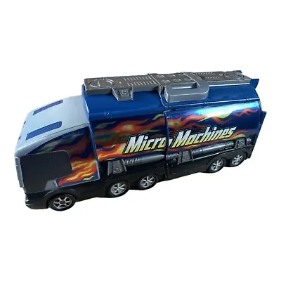 Hasbro 2001 Micro Machines Otto's Truck City Tanker Flames Playset (No Cars)  • £19.79