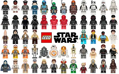 $16 • Buy Lego Star Wars Minifigs-You Pick Lot Bulk Size-NEW Only-$4 Flat Shipping