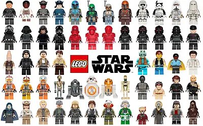 Lego Star Wars Minifigs-You Pick Lot Bulk Size-NEW Only-$5 Flat Shipping • $30.77