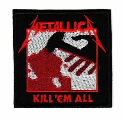 Metallica Kill 'Em All Patch | American Heavy Thrash Metal Hard Rock Band Logo • $7.49