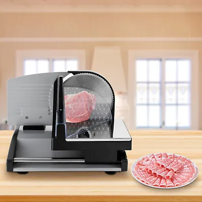 0-15mm Commercial Frozen Meat Slicer Machine Electric Deli Slice Bread Cutter • $91