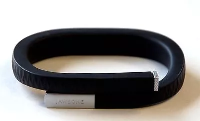 Jawbone UP Wristband MEDIUM Black Onyx Fitness Diet Tracking Bracelet Arm Iphone • $15.63