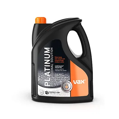 Vax Platinum Professional Carpet Cleaning Solution Shampoo 4L 1-9-142060 • £39.99