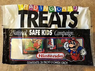 1991 Impel Trading Card Treats Nintendo Super Mario Bros Zelda Sealed Bag! Rare • $38.12