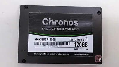 Mushkin Chronos MKNSSDCR120GB 120 GB 2.5  SATA III Solid State Drive • $11.99
