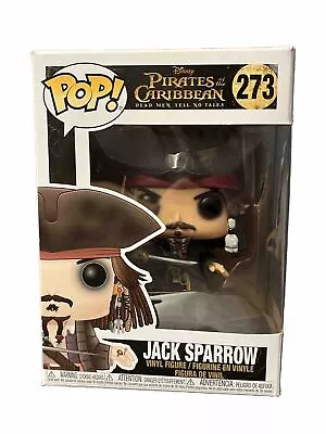 Funko Pop Pirates Of The Caribbean #273 Captain Jack Sparrow Vinyl Figure • £70.06