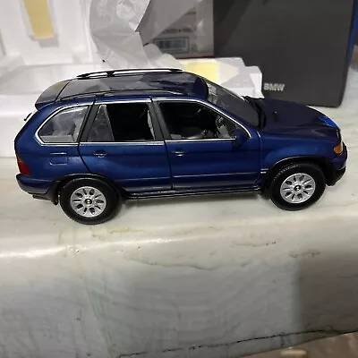 Kyosho 1/18 Scale Diecast  BMW X5  Dark Blue • $110