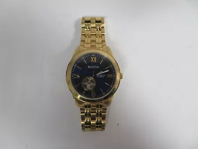 Bulova 97a131 Automatic Gold Plated 42mm Bracelet Watch (rnwm) • £16