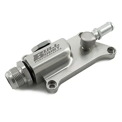 K Series Upper Coolant Housing W Straight Elbow Hose Fitting For K20Z3 K24 16AN • $79.95