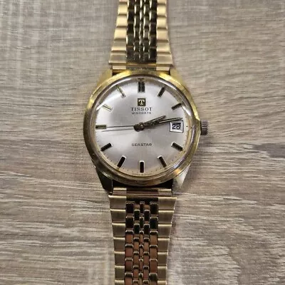 Mens Vintage Tissot Visodate Seastar Automatic Watch • £85