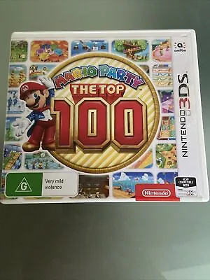 Mario Party The Top 100 - Nintendo 3DS 2DS Game (Damaged Cover) Very Good Cond. • $32.80