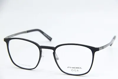 New Morel Oga 10143o Ng04 Black Red Authentic Eyeglasses 52-21 • $123.71