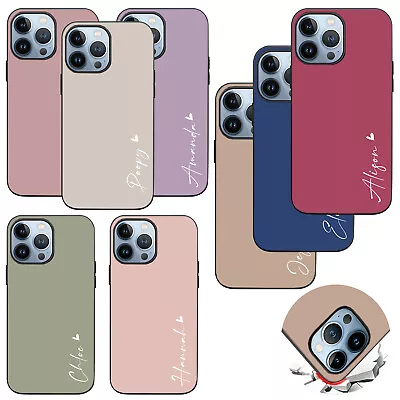 Unique Cover Personalised Silicone Phone Case For IPhone 15 Pro Max 14 13 12 11 • £5.27