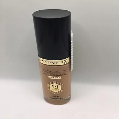 MAX FACTOR Facefinity 3in1 All Day Flawless Foundation 30ml SPF20 Warm Golden • $19.99