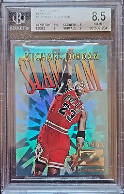 1996-97 Z-Force Slam Cam #SC5 Michael Jordan BGS 8.5 • $520