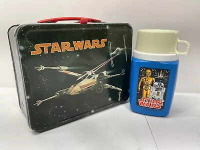 Vintage Star Wars Lunchbox And Thermos - First Edition!!! • $82