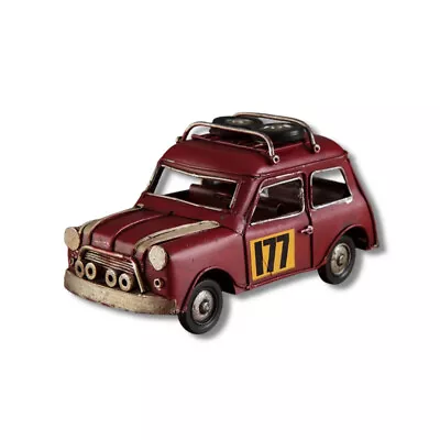 Vintage Diecast Red Classic Mini Cooper With Roof Rack • $34.95