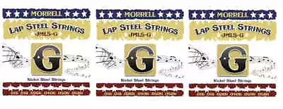 Morrell JMLS-G Nickel Steel 6-String Lap Steel Strings For G Tuning (3-Pack) • $19.95