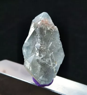 Very Rare Vayrynenite And Indicolite Included Quartz Crystal From Afghanistan  • $199