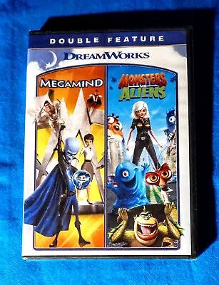 Double Feature: MEGAMIND/MONSTERS Vs ALIENS DVD Animation (2018) • $7