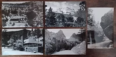 Five (5) Manitou Springs Colorado Real Photo Sanborn Postcards • $4
