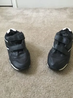 Dr. Scholl's Men's Black White 2-Strap Walking Sneakers Shoes Size 7.5 Wide • $25