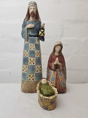 Stylish Nativity Set Of 3 Pieces  29cm Tall   • £27